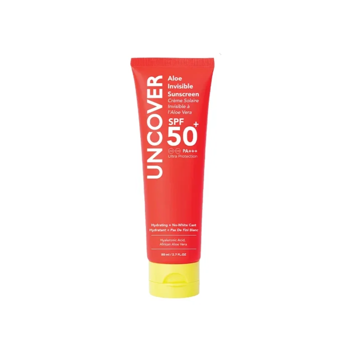 Uncover Aloe Invisble Sunscreen Spf50+ 80ml