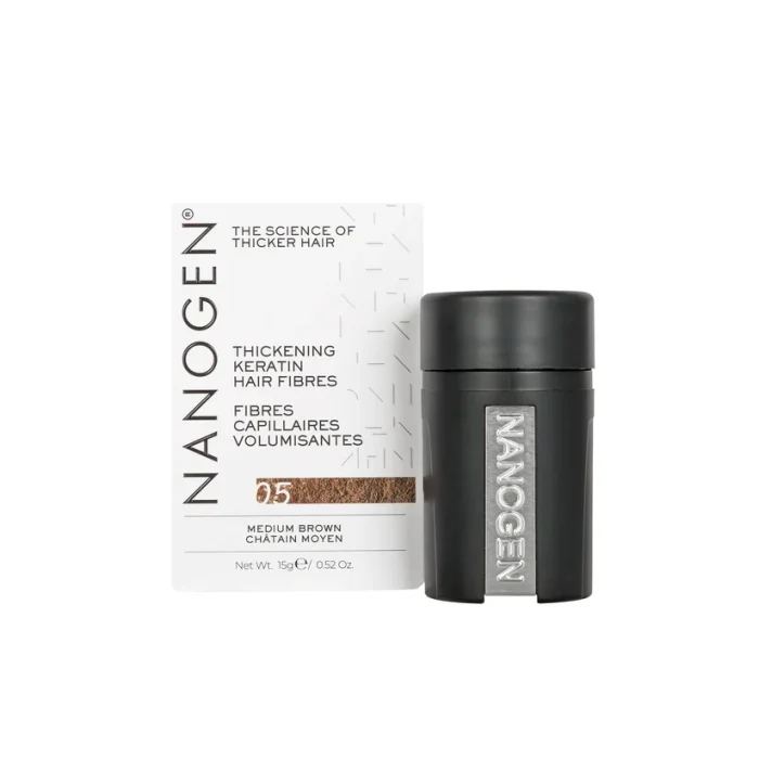 Nanogen Hair Thickening Fibres Medium Brown 15g